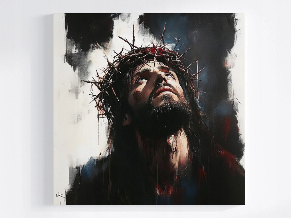 Poszter Jézus Töviskorona Szenvedély Vallás 40x40