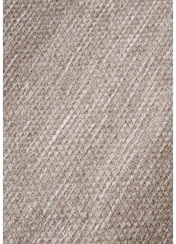 Bézs kézi szövésű gyapjúkeverék szőnyeg 190x280 cm Pradesh Linen White – Elle Decoration
