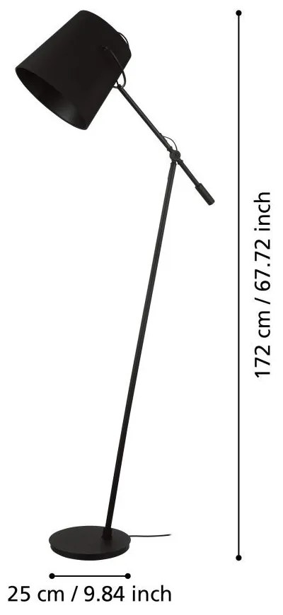 Eglo Granadillos 39867 állólámpa, 1x40W E27
