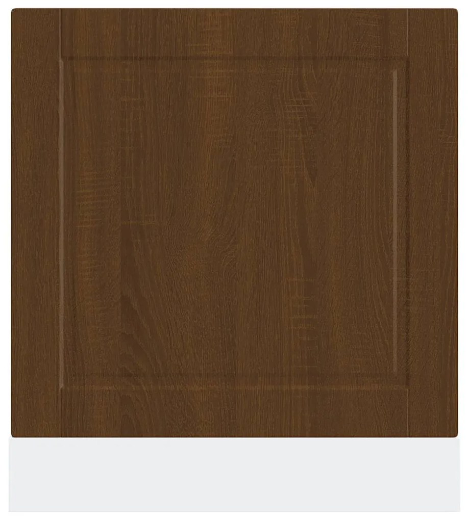 vidaXL mosogatógép panel Porto barna tölgy 60x1,5x67cm méretezett fa