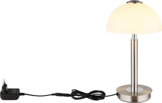 Globo 21953N - ULDIN érintésvezérelt, dimmelhető LED asztali lámpa LED/7W/230V 3000K matt króm