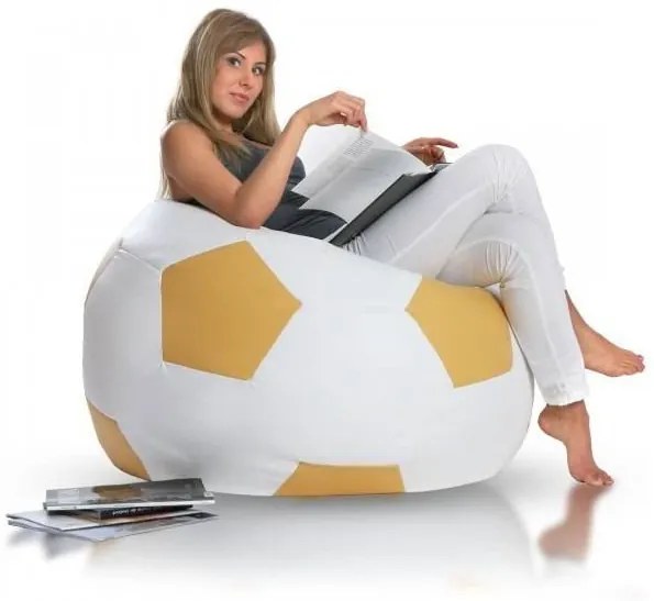 Babzsák labda sport l eco-bőr 325l TiaHome - Szürke