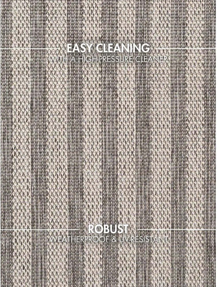 Szürke-krémszínű kültéri-beltéri szőnyeg 160x230 cm Haringey Linley – Ted Baker