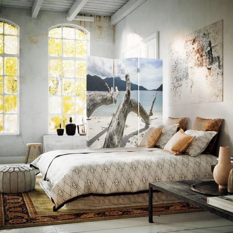 Gario Paraván Faágak a trópusi tengerparton Méret: 145 x 170 cm, Kivitelezés: Klasszikus paraván