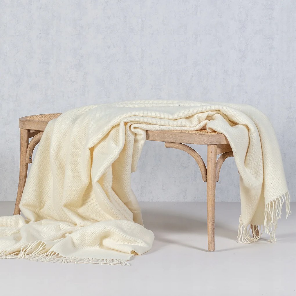 Dekoria Pléd Zeeland 200x240cm krémszínű