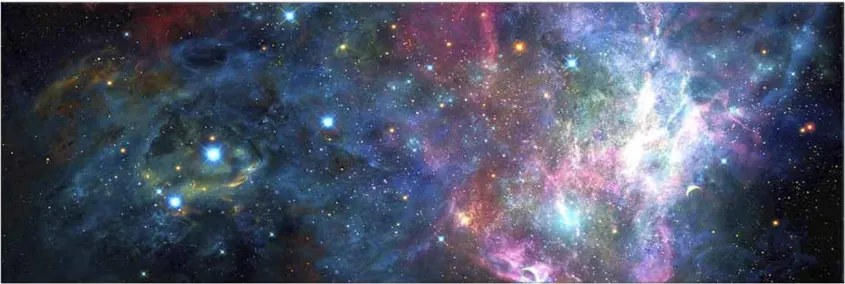Vászonkép, 30×90 cm – 3090NASA-005