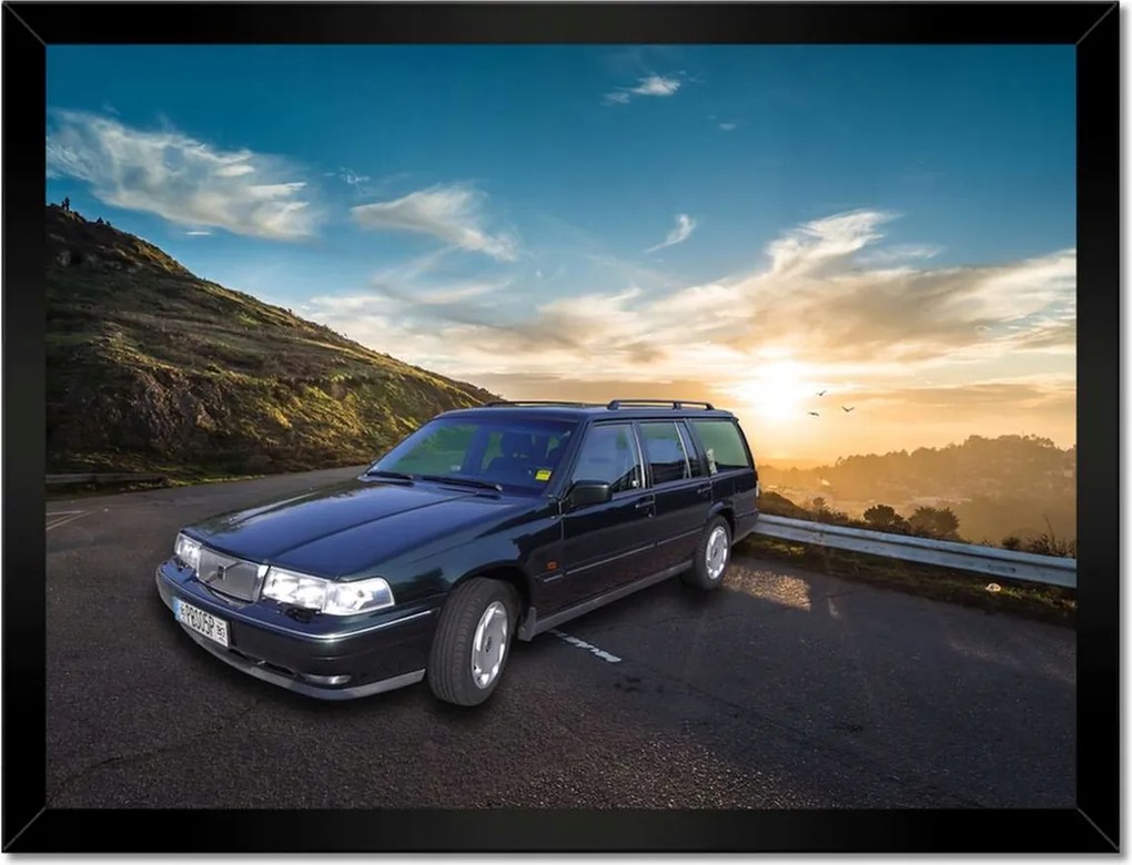Poszterek keretben 40x30 Volvo kombi 965 1994 6cyl