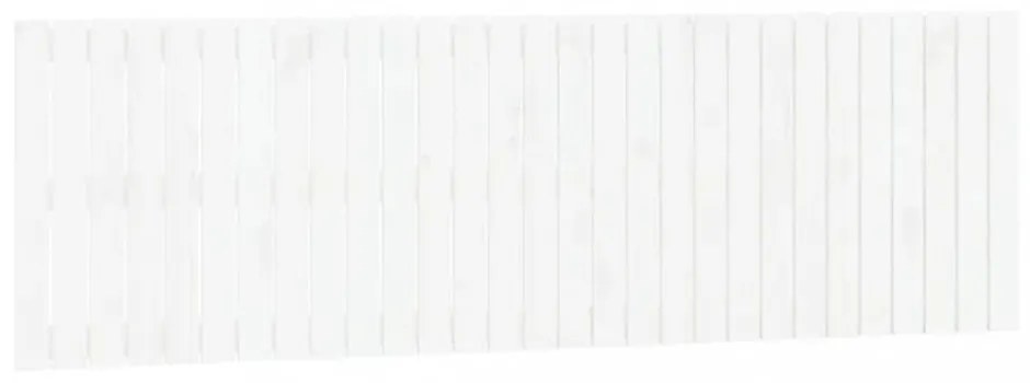 fehér tömör fenyőfa fali fejtámla 185 x 3 x 60 cm