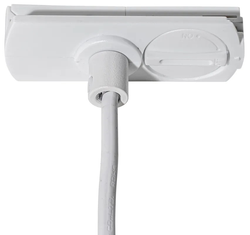 Modern fehér függőlámpa 1 fázisú sínrendszerhez - Iconic Frini