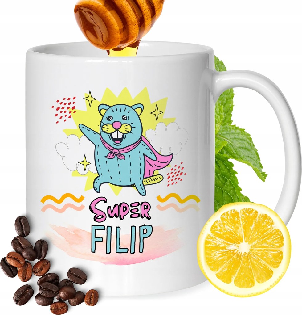 Bögre Fülöp Barát Férj Ajándék Nyomtatott Fehér 330ml