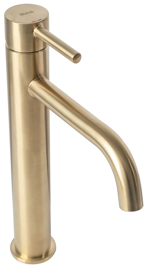 Fürdőszobai csaptelep Rea Lungo Brush Gold high
