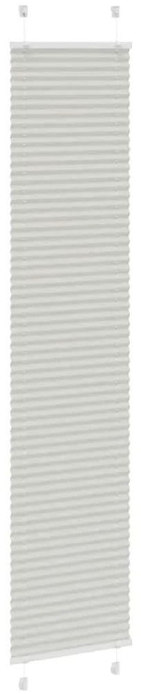pliszírozott redőny világosszürke 40x200 cm szövetszélesség