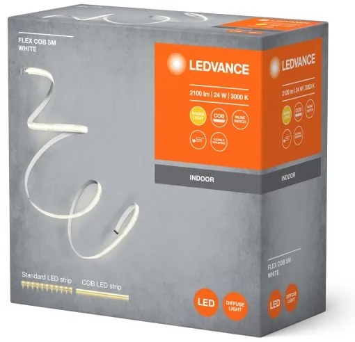 Ledvance - FLEX COB LED szalag 5m, 24W, 230V