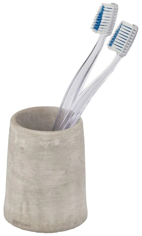 Villena szürke beton fogmosó pohár - Wenko
