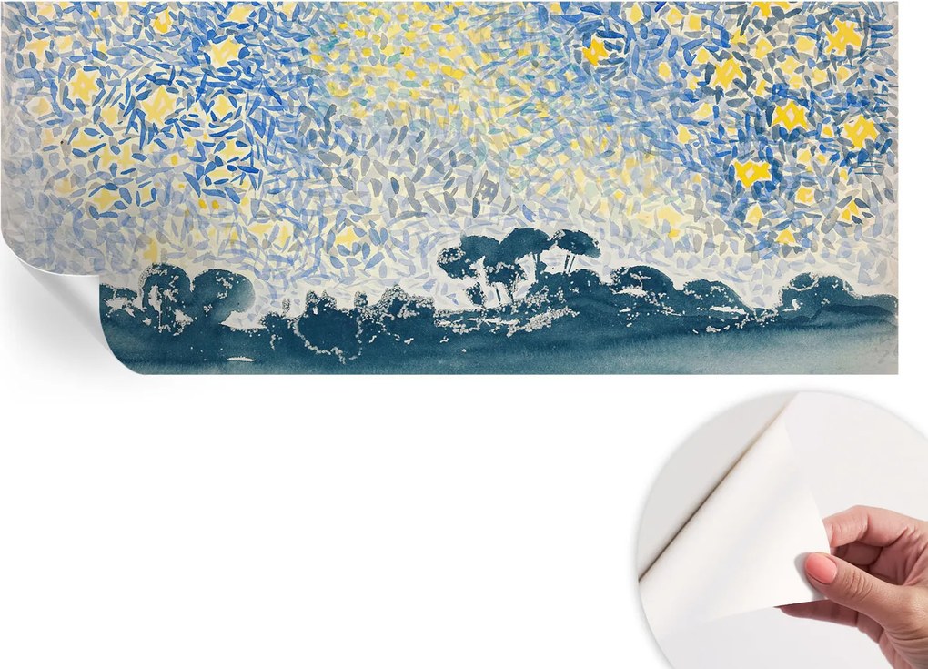 Öntapadós tapéta 3D fali furnér Csillag absztrakt 250x104 cm