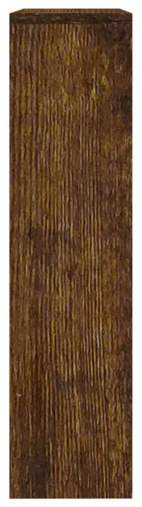 füstös tölgy 2 szintes cipőszekrény tükörrel 63 x 17 x 67 cm