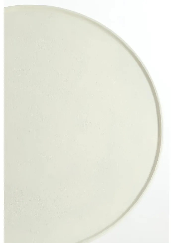 Krémszínű fém kerek dohányzóasztal ø 67,5 cm Babina – Light & Living