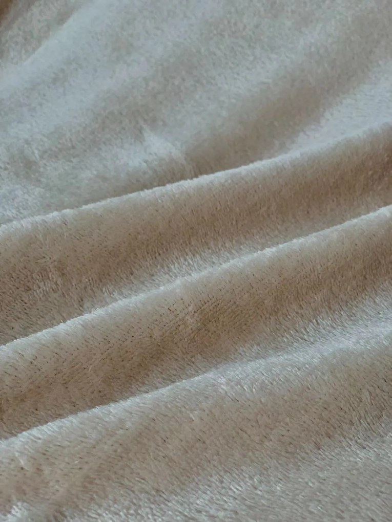 Mikroszálas takaró SOFT, bézs Méret: 160 x 200 cm
