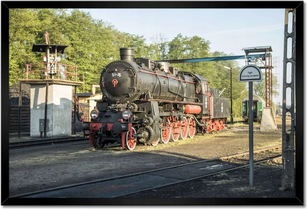Poszterek keretben 60x40 Gőzmozdony Ty1-76