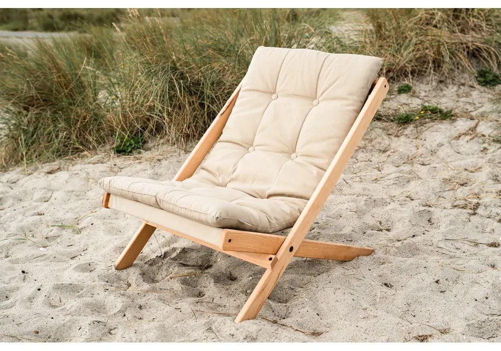Világosbarna kerti fotel Boogie – Karup Design
