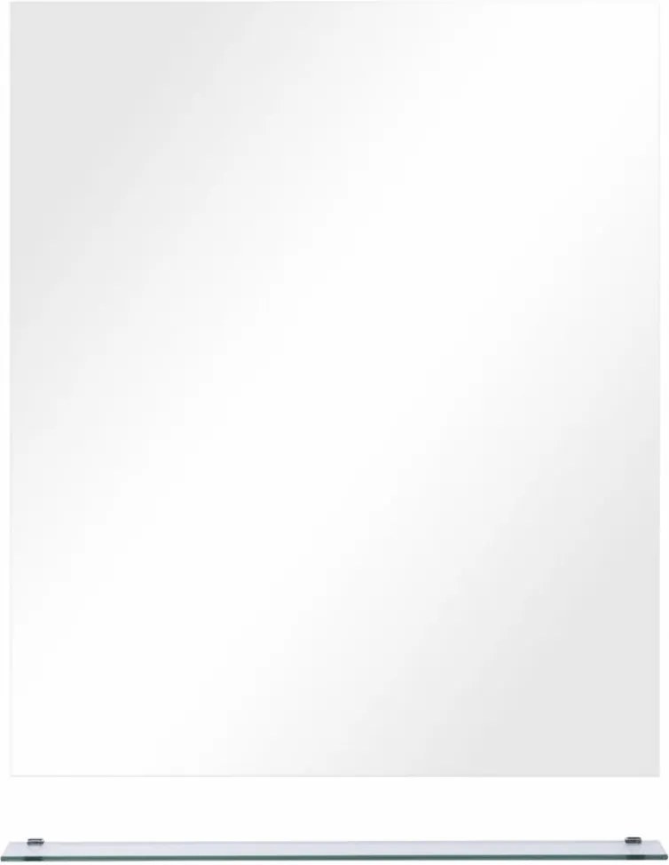 edzett üveg falitükör polccal 50 x 60 cm