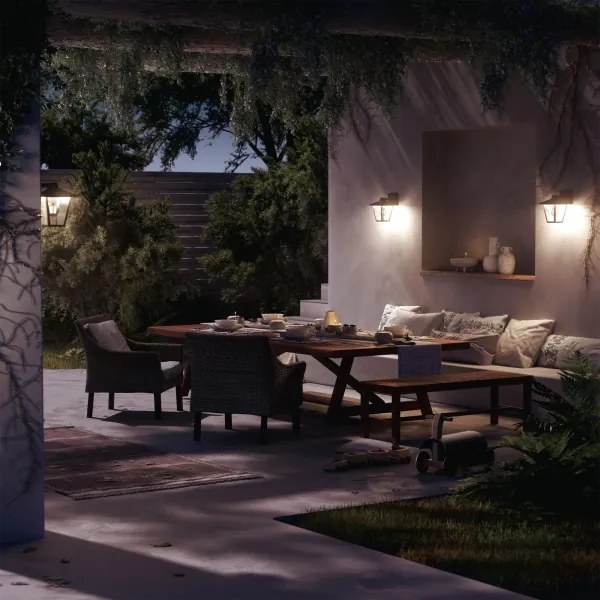 Philips - Kültéri fali lámpa KINNO 1xE27/25W/230V IP44