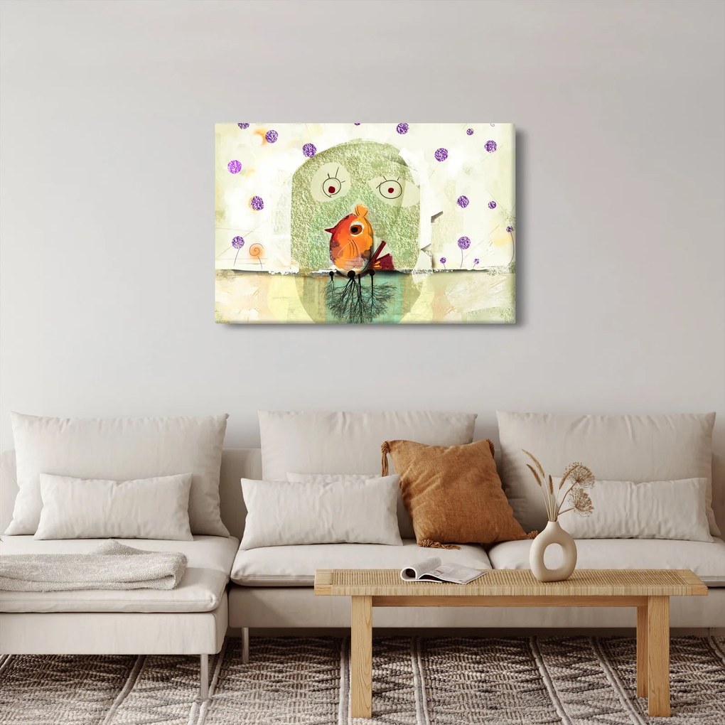 Kép - Egy madár lelke (90x60 cm)