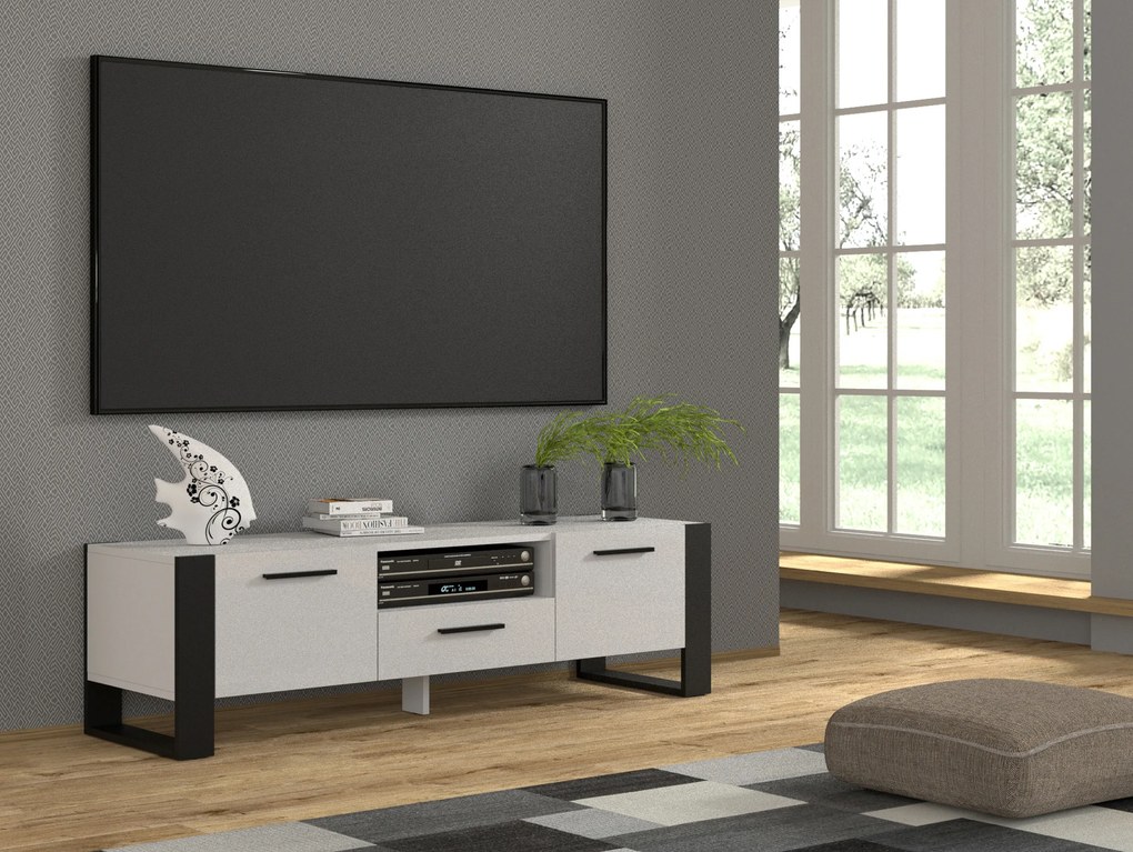 TV asztal/szekrény Nulakka 160 (fehér). 1057664