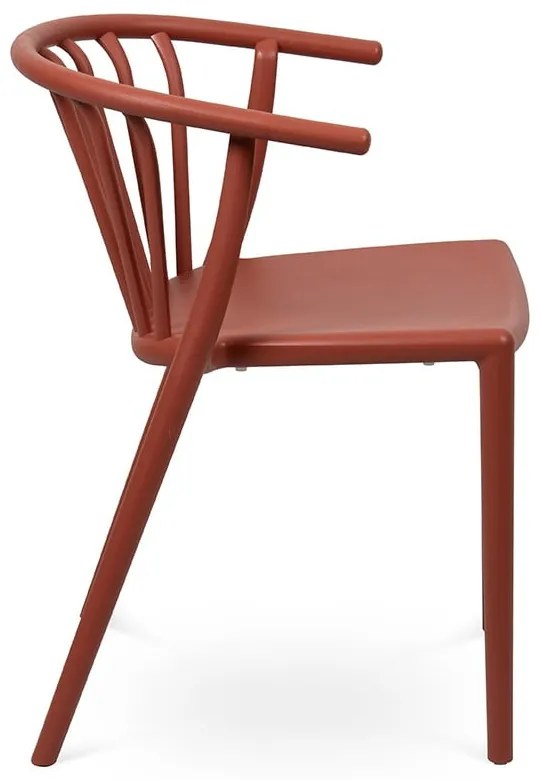 Barna műanyag kerti szék Capri – Bonami Essentials