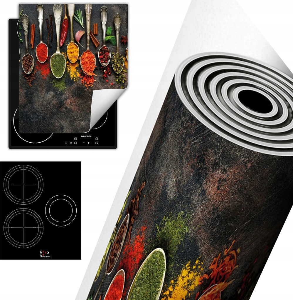 Tűzhelyvédő Szőnyeg Asztali Dekoráció 45x52 fűszerek kanál