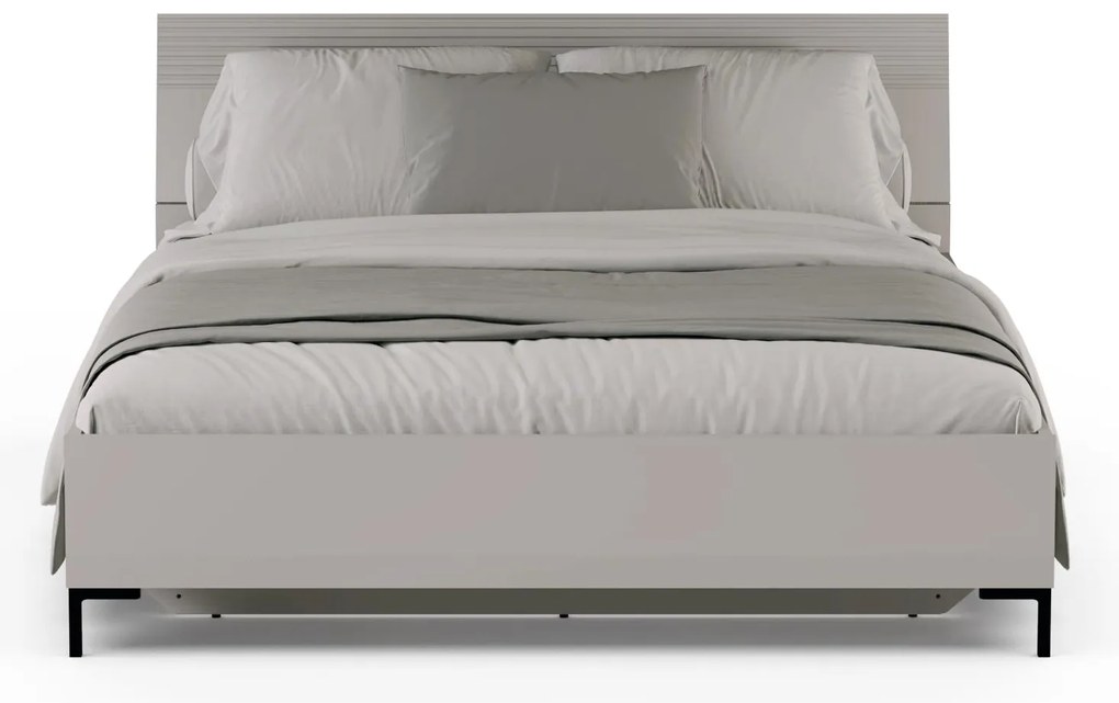 Franciaágy 160 cm Demandaron (taupe + silverjack tölgy) (ágyráccsal)  (tárolóhellyel). Akció -16%. 1116818