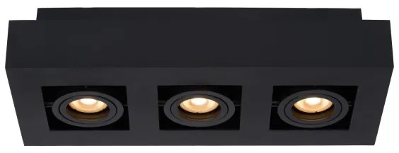Lucide 09119/16/30 - XIRAX LED spotlámpa 3xGU10/5W/230V fekete