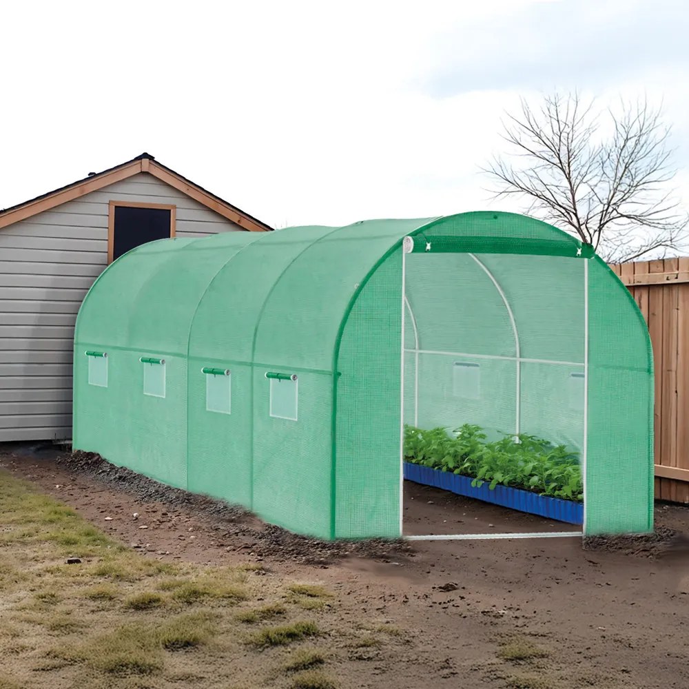 Fóliasátor 200x250x400 cm erősített vázzal+fólia