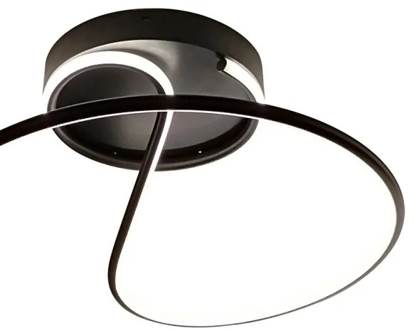 LED Felületre szerelhető csillár DELTA LED/30W/230V fekete