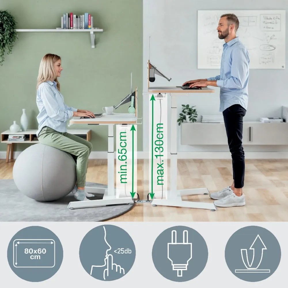 Ergonomikus állítható asztal Ergo – Leitz