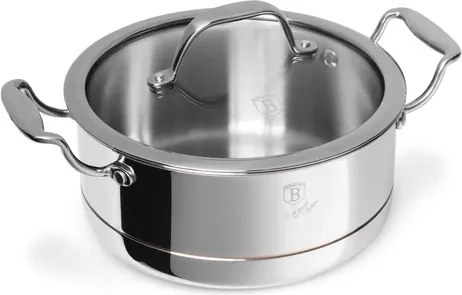 BerlingerHaus Professzionális Lábas fedővel (2.6 L) Copper Touch Collection (BH/8814)