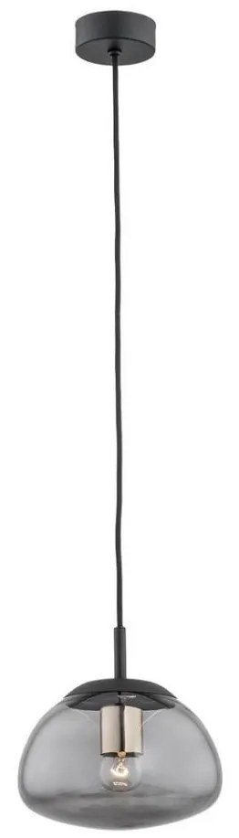 Argon 4333 - TRINI 1xE27/15W/230V fekete függeszték, 20 cm átm.