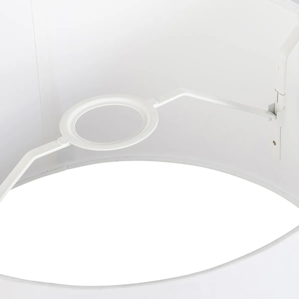 Lámpabúra lenvászon fehér 35/30/20