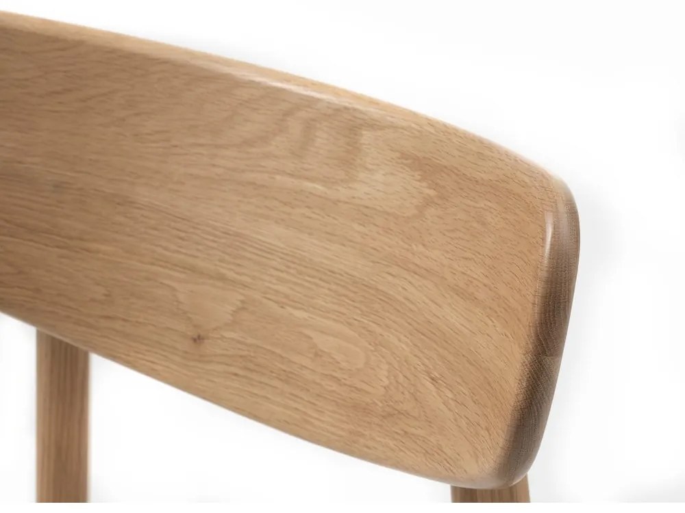 Világosszürke-natúr színű étkezőszék Elim – Unique Furniture
