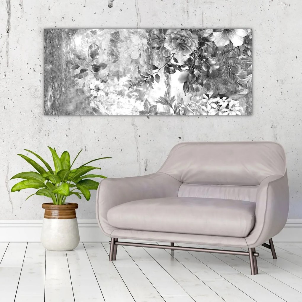 Kép - Romantikus kert (120x50 cm)