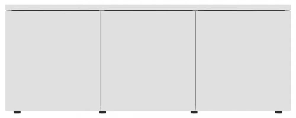 fehér szerelt fa TV-szekrény 80 x 34 x 30 cm