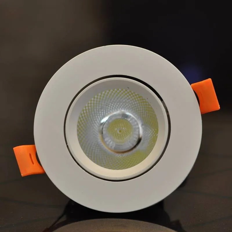 7W Mini SPOT Lámpa Extra Erős COB LED -del / Fém Szín Billenthető Hideg Fehér 84 mm