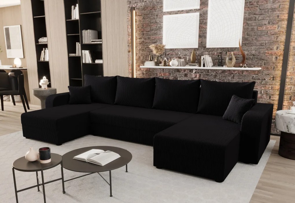 MARIKA 3 ágyázható U alakú ülőgarnitúra 305x90x140 zoom 1