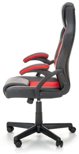 KENU irodai szék, fekete/piros