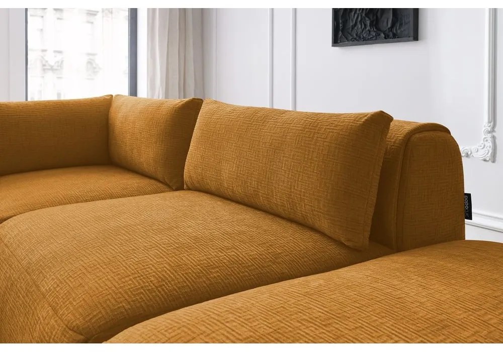 Mustársárga sarokkanapé (variálható) Jeanne – Bobochic Paris