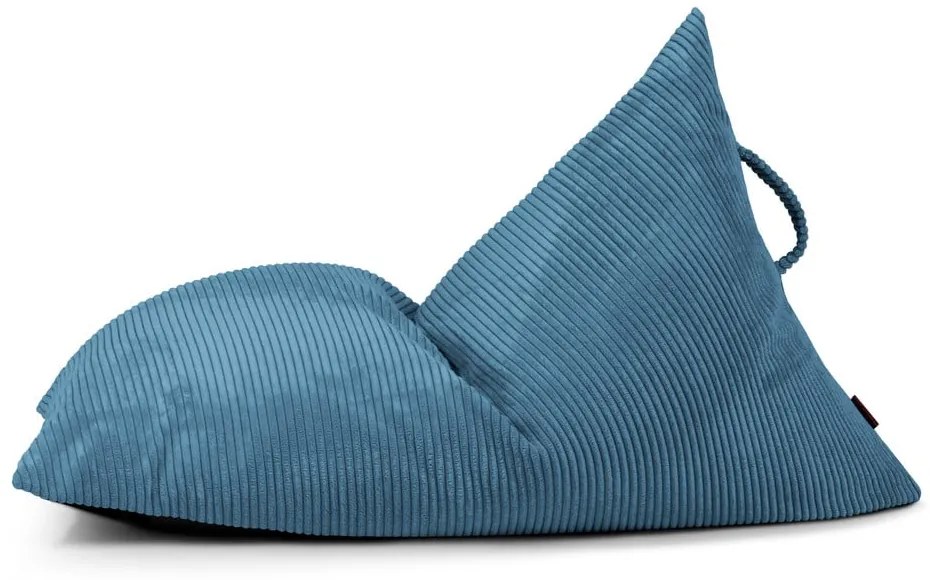 Kék kordbársony gyerek babzsákfotel Razzy – SLOWDOWN