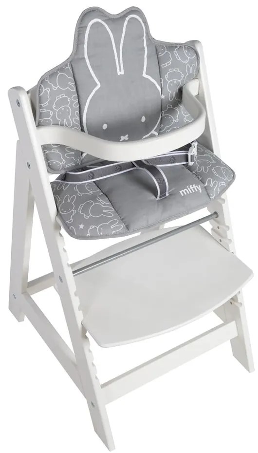 Szürke etetőszék huzat Miffy – Roba