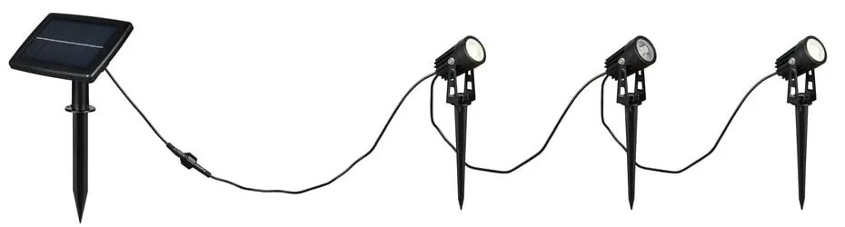 Napelemes LED talajba szúrható kültéri lámpa Obidos – Reality