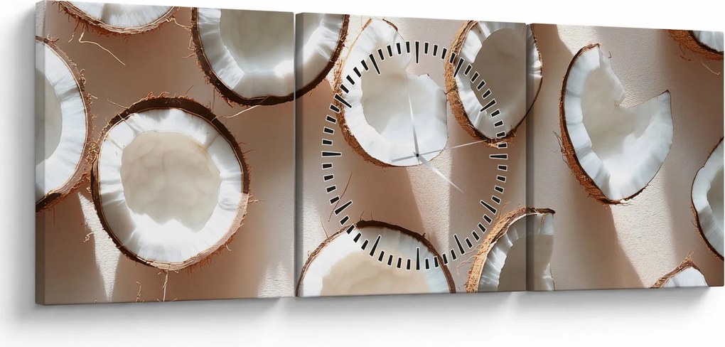 Kép - Kókuszdiók (órával) (90x30 cm)