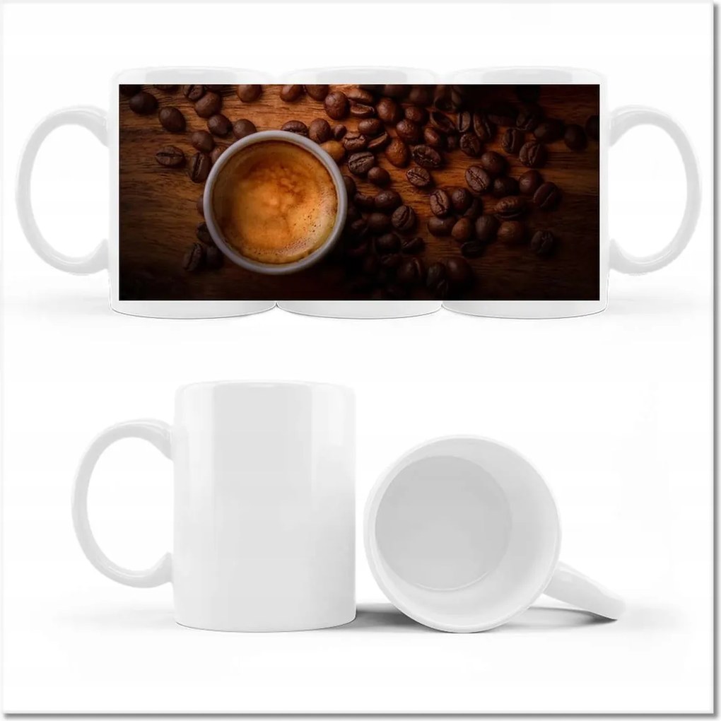 Fotó bögre Natúr kávé